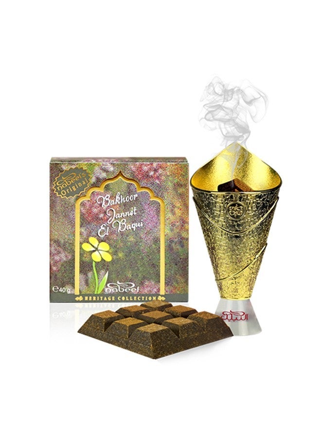 Nabeel 3 Pcs Bakhoor Jannet El Baqui 40 GM Luxurious Arabic Oudh Incense for a Divine, Long-Lasting Fragrance Experience - Image 2